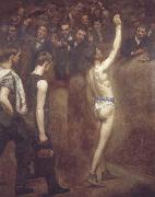 Thomas Eakins Salutat Sweden oil painting artist